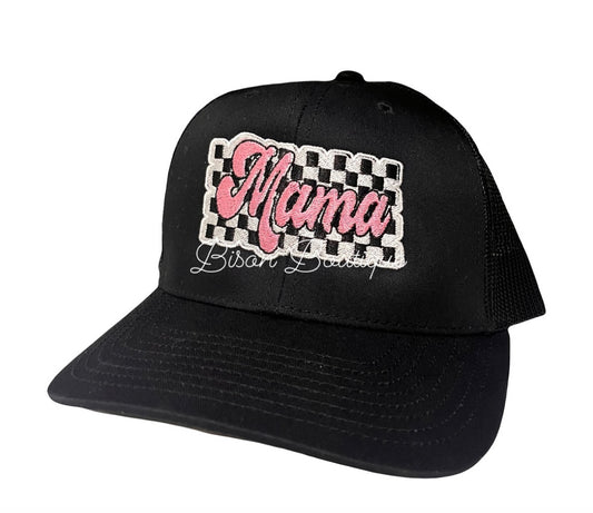 Mama Checkered Hat
