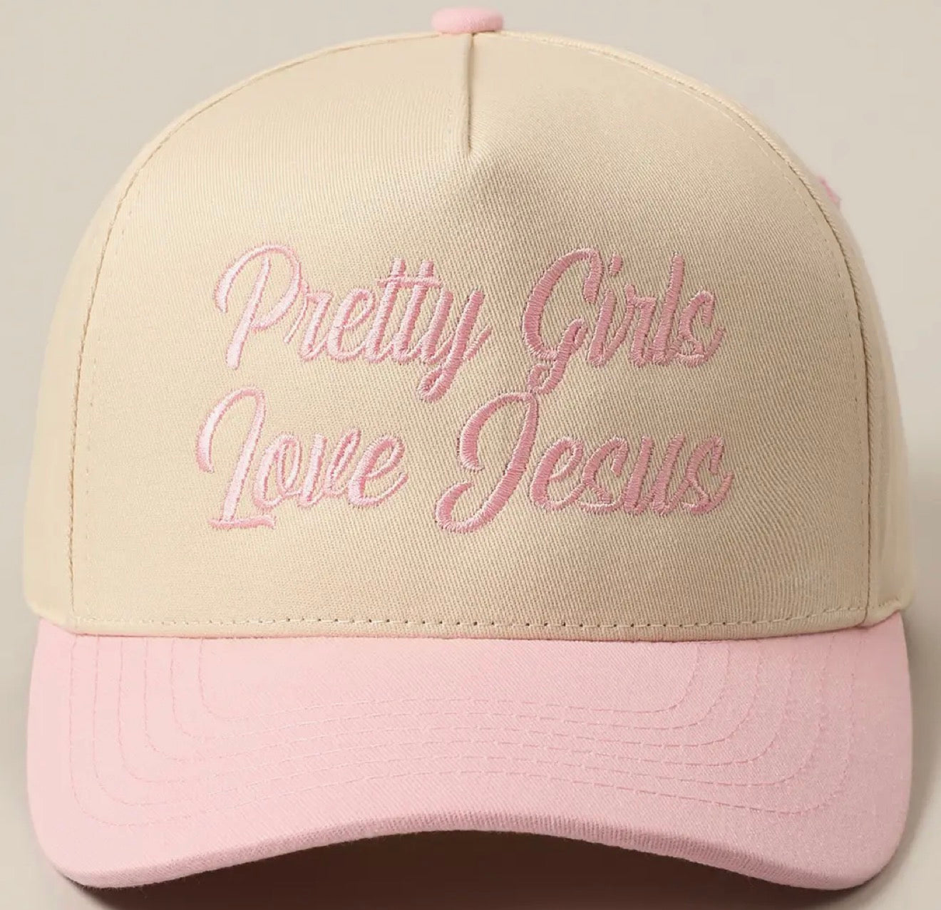 Pretty Girls Love Jesus Trucker Hat